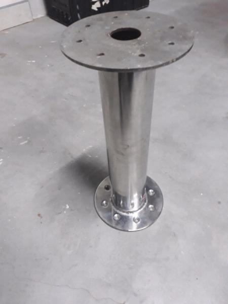 Stainless steel 316 stand for boat table or chair