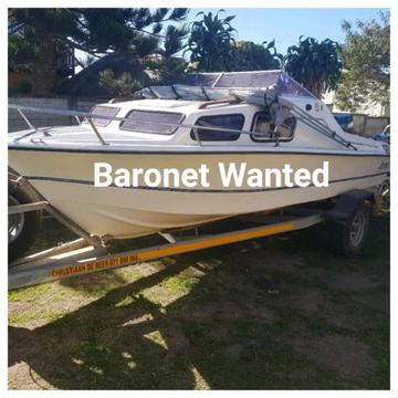 Baronet Cabin Boat Wanted