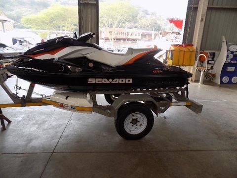 sea doo gti 155 with ibr on trailer 91 hours mint condition must clear !!!!!!!!!!!!!!