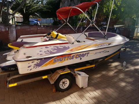 Seadoo GSX jet ski+Shuttle craft