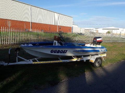 Open River Boat c/w 40 Yamaha