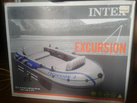 Inflatable dingy with all accessories and two life jackets