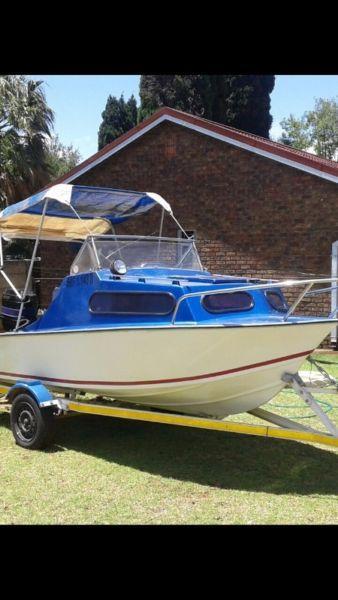 Cabin Cruiser Boat for sell as is