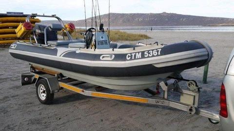 Great buy !!! 4.9m Rubber duck ( Stingray ) ( 90hp Yahama )