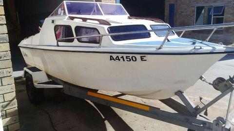 16ft Calibre 60hp Outboard