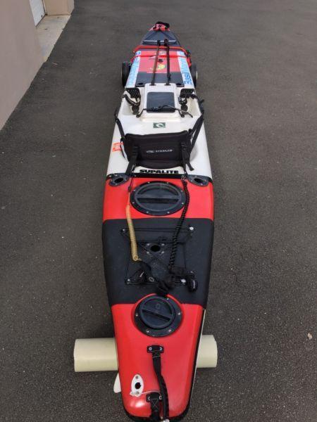 Stealth fishing kayak, super light Wahoo