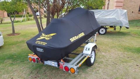 Coverworx - Custom Jetski covers for towing and storage - it fits like a glove