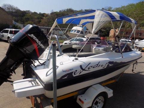 exodus 170 on trailer 125 hp mercury 89 hours !!!!!!!!!!!!!