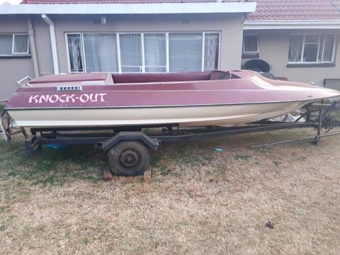 Boat and trailer for sale