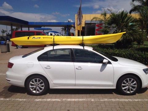 Soft Roof rack for kayaks, surfboards, fishing rods etc