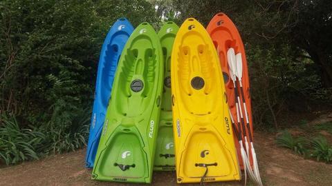 Fluid Locomotion Kayaks