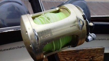 2 x Shimano Tiagra Marlin/Tuna Reels on Roller Guide Rods