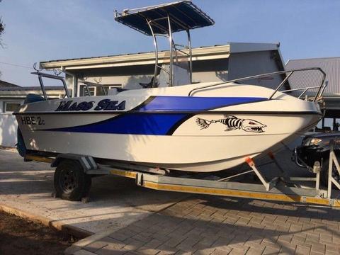 Game fish 510 with 2 Honda 60hp 4strokes