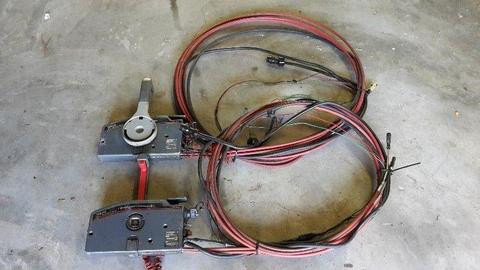 Yamaha 703 Throttle / control boxes with looms and cables for sale!