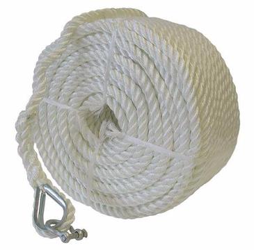 For Sale New 10 mm White Polyester Anchor Rope
