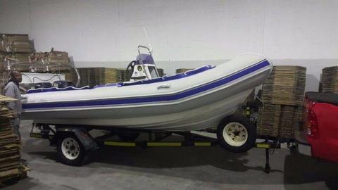 5.5M Rubber Duck with 2x40hp