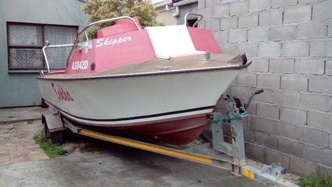 Skipper Speed boat and trailer included