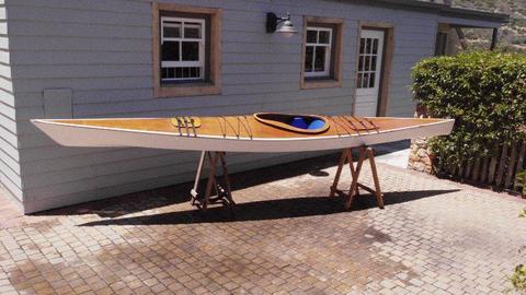 Classic Chesapeake 16 wooden kayak