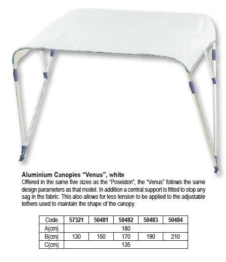 For Sale New Aluminium Canopy - White (Different Sizes Available)
