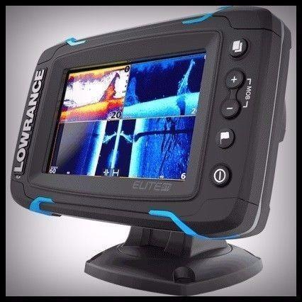 LOWRANCE ELITE 5TI WITH TOTAL SCAN TRANSDUCER