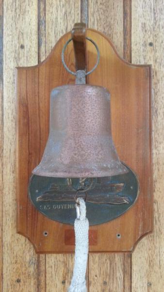 Collectable Bronze Ship Bell and Plaque