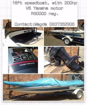 16ft speedboat for sale