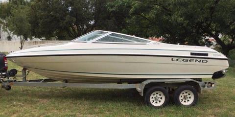 1997 Legend 505 with 5.7LX EFI V8 Mercruiser with Alpha 1 Drive 5 Blade S/S prop