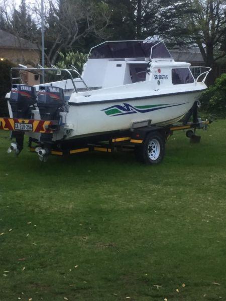 Boat for sale on licensed trailer