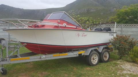 Coast Craft boat with trailer for sale