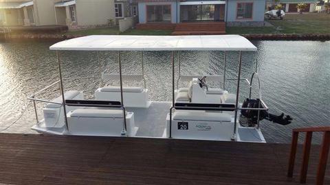 Pontoon Boats custom made, delivered anywhere in SA