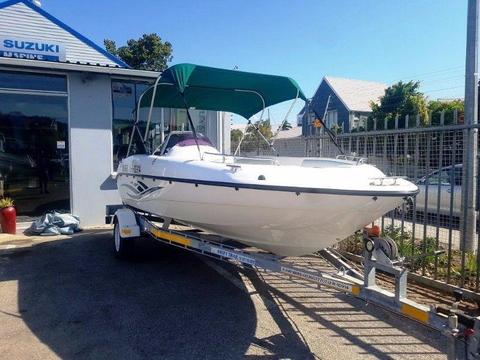 Sunseeker 17ft with 115 Hp Mercury Optimax