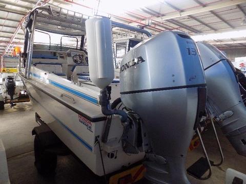 21ft Yeldcat with 2 x 135 Honda 4 strokes