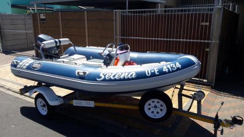 Rubber duck - 4.3 infanta & 40hp yamaha electric start