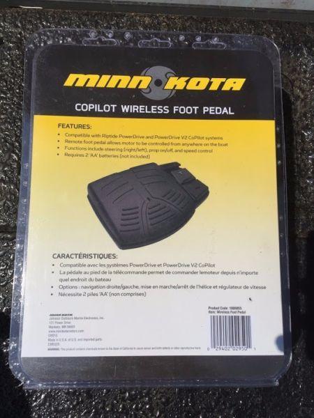 Minn Kota Wireless Foot Pedal System Riptide/SP/PowerDrive (New)