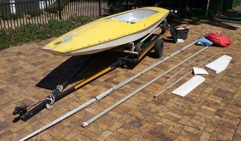 2-Man Dinghy Fireball sailboat for sale - all accessories - BARGAIN! Urgent