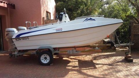 Ski Boat: Sodwana cat. 16ft. Excelent Condition. Fully seaworthy including VHF compliance