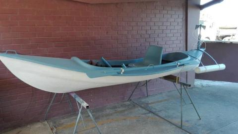 Fishing canoe for sale