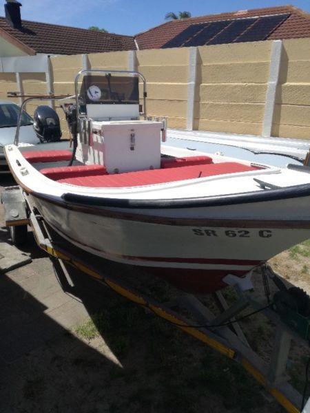 4.7m Ski Craft 2x40hp