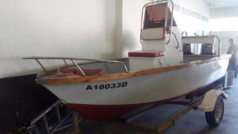 14 ft Ski-craft with Licensed galvanized trailer