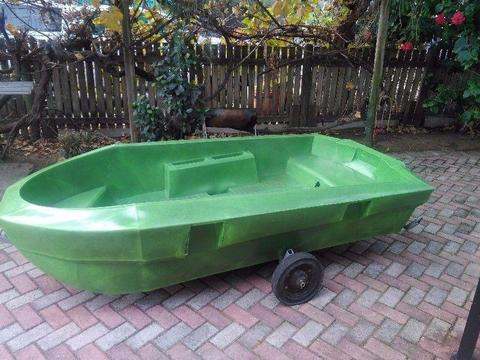Cavity plastic boat - for fishing or just fun