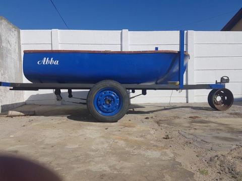 Boat with trailer