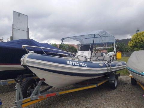 Falcon 6.5m with 2 x 90 Hp Honda 4 stroke
