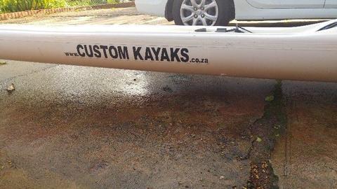 Custom kayak and paddle