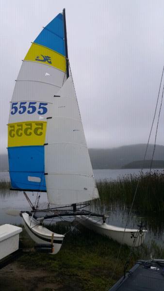 French Hobie 16 - with trailer