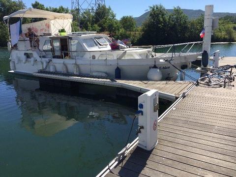 10.5 meter steel cruiser for sale - French Canals