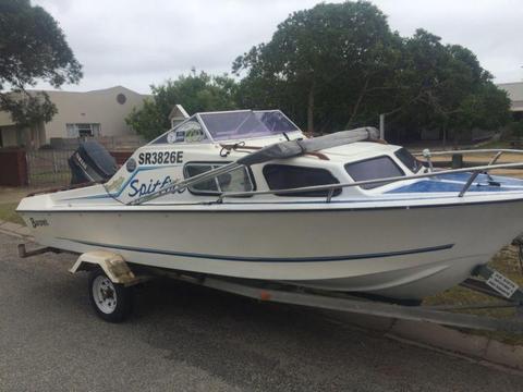 Baronet boat with 80hp yamaha t&t