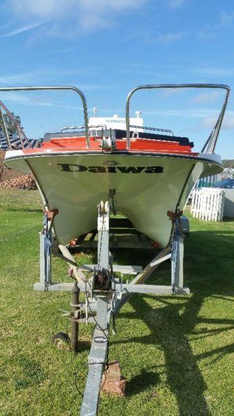 21 FT TRIMCRAFT CAT X2 YAMAHA 85 HP
