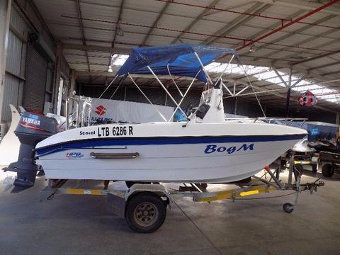 sea cat 510 centre console 2 x 60 hp yamaha trim & tilts low hours !!!!!!!!!