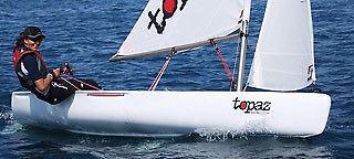 Topper Topaz Uno Sailing Dingy with Spinnaker for Sale