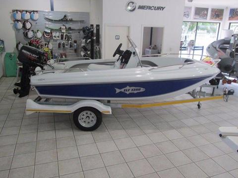 New Elf 1350 Sport with new 30HP Mercury Two Stroke